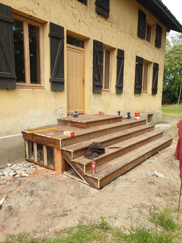 terrasse bois après